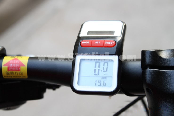 New Arrival Solar Power Bicycle Stopwatch