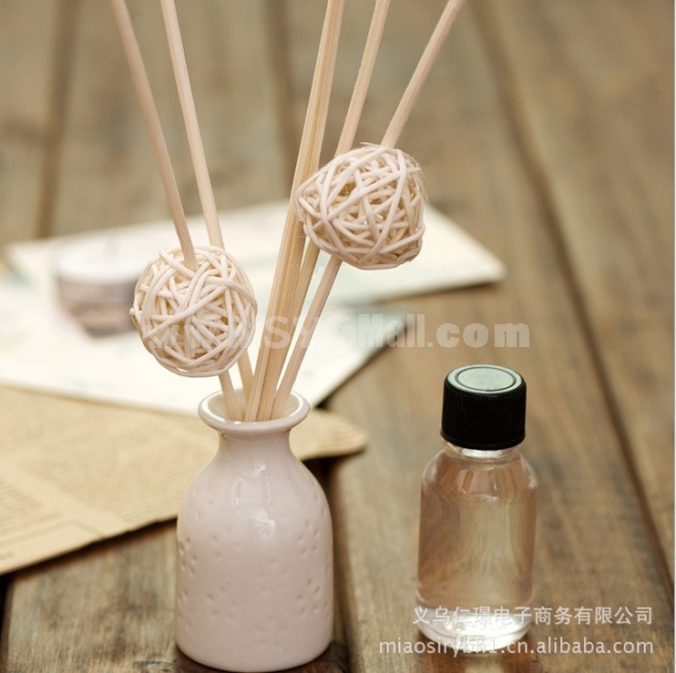 Home Air Freshener Aromatherapy Essential Oil and Round Ceramic Bottle Set -R202