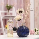 Wholesale - Home Air Freshener Aromatherapy Essential Oil and Coloured Glaze Glass Bottle Set -RZMB