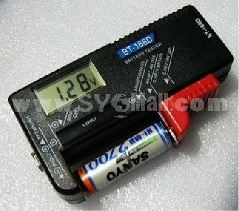 Universal AA AAA 9V Button Cell Battery Volt Tester(BT-168D/G241)
