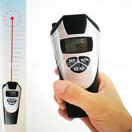 60ft Ultrasonic Tape Measure With Laser Pointer (CP 3009)