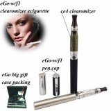 Wholesale - Ego-w ego-f1 CE4W-K ce4 Clearomizer 1101mAh Double Alumium Alloy and Black Color E-cigarette Big Gift Case Packing