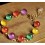 Lovely Vintage Candy Color Crystal Beads Bracelet (TB511)