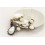 Vintage Peach Heart Water Drop Pearl Bracelet (TA140)