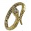 Vintage Gold Snake Shape Punk Adjustable Bracelet (TF49)