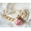 Stylish Rose in Bud Pearl Tassels Bracelet (TK026)