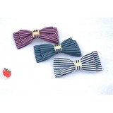 Wholesale - TB81 Lovely Striped Ribbon Butterfly Tie Hair Clip