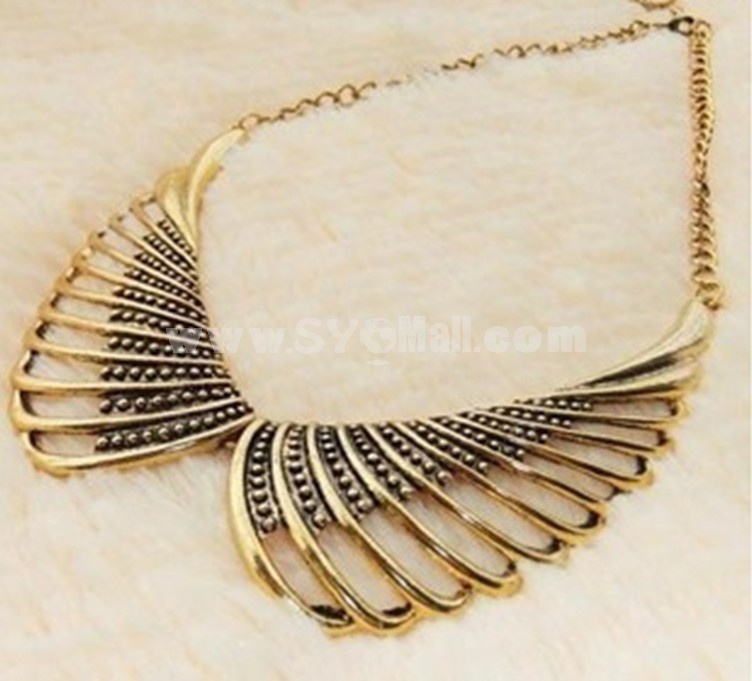 New Arrival Vintage Wing Alloy Collar (TA63)