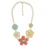 Wholesale - Hot Sale Korea Flora Pearl Necklace (TA157)