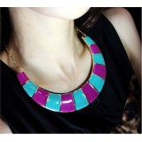 Wholesale - Faddish Splicing Color Exaggerated Necklace (TF36)