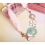 Sweet Flora Bowknot Diamond Pearl Necklace (TF29)