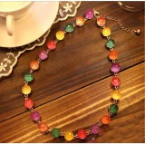 Wholesale - Vintage Candy Color Crystal Necklace (TF10)