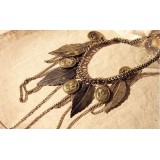 Wholesale - Vintage Tassels Leaf Necklace (TA36)