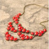 Wholesale - Vintage Jewel Alloy Necklace (Tb60)