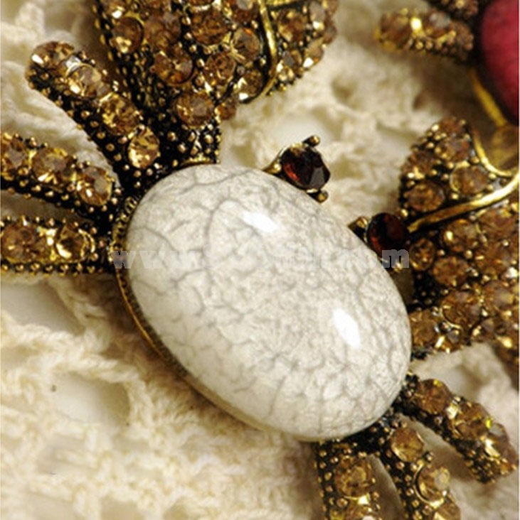 Stylish Crab Rhinestone Necklace (Tb359)