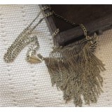 Wholesale - Leaf Tassels Alloy Sweater Chain