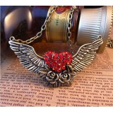 Wholesale - Vintage Angel Wing Alloy Necklace (TB365)