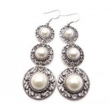 Wholesale - Vintage Natural Style Hollow Alloy Earring
