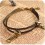 TK031 Two-tiered Vintage Style Anklets