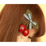 Wholesale - TC34 Adorable Bowknot Hair Clip With Cherry 