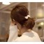 TK047 Korean-style Elegant Bowknot Pearl Hair Tie