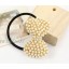 TK047 Korean-style Elegant Bowknot Pearl Hair Tie