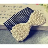 Wholesale - TFS0078 Korean-style Bowknot Pearl Hair Clip/ Comb