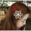T0111 Korean-style Alloy Hollow Flower Hair clip