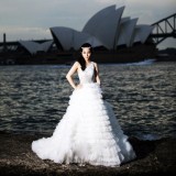 Wholesale - MTF Luxurious Korea One Shoulder Magic Princess Wedding Dress S866