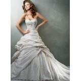 Wholesale - MTF Strapless Luxurious Sweep/Brush  Train Wedding Dress ASD005