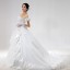 MTF Elegant Sabrina A-line Sweep Train Ball Gown Wedding Dress S995