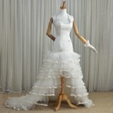 Wholesale - MTF Elegant Halter A-line Lace up Mermaid Asymmetrical Party Dress H503
