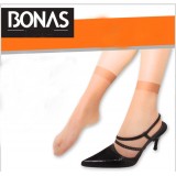 Wholesale - BONAS Thin Solid Color Core Spun Spandex Socks