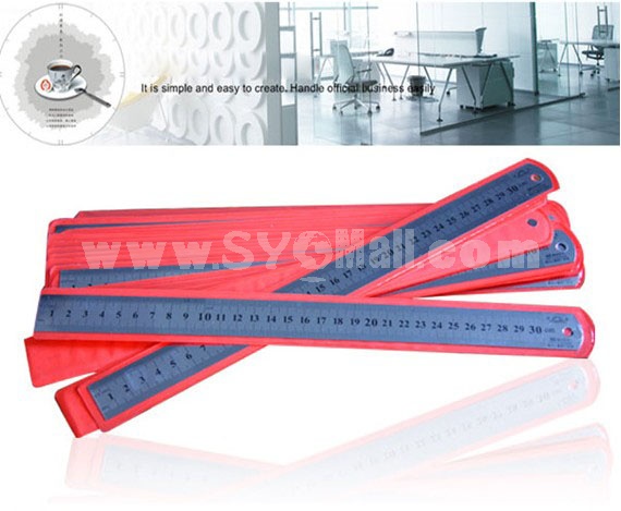 Stainless Steel Measurement Straight Edge Ruler 30cm