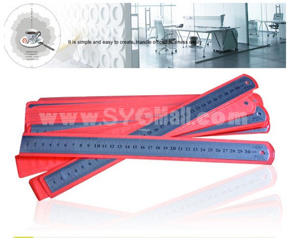Stainless Steel Measurement Straight Edge Ruler 30cm