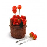 Wholesale - Creative Kitchen Goods Cherry Resin & Stainless Steel Fruit Fork