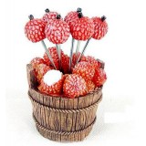 Wholesale - Creative Kitchen Goods Lychee Resin & Stainless Steel Fruit Fork