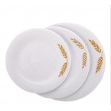 Wholesale - Exquisite Gold Rice Ears Pattern Dishes 3PCs