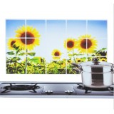 Wholesale - Kitchen PVC Durable Sunflower Style Oilproof Sticker