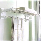 Wholesale - Kitchen/Bathroom Strong Wall Suction Folding Tower Shelf