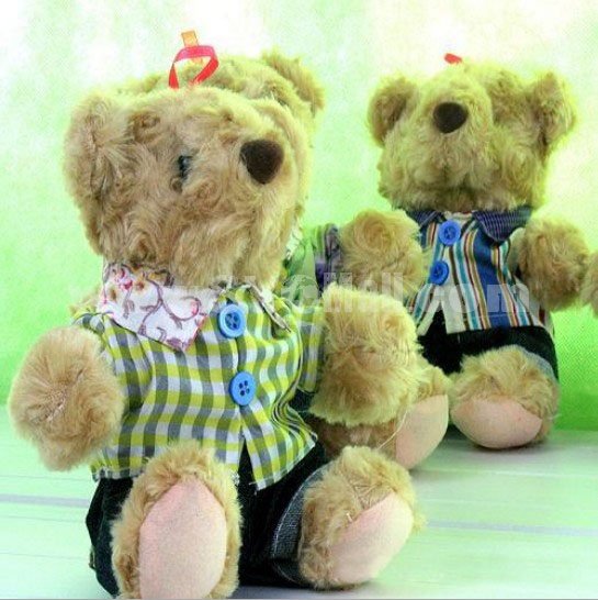 20cm lovers' bear plush Toys (2 pack)
