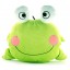 Lovely Cartoon Frog Shape Hand Warm Stuffed Pillow