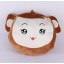 Lovely Cartoon Fruit Monkey Shape Hand Warm Stuffed Pillow