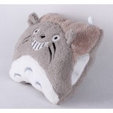 Wholesale - Cartoon Square Face Totoro Hand Warming Stuffed Pillow
