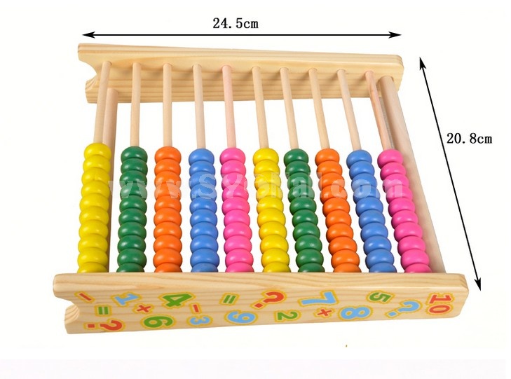 Children Souptoy Wooden Abacus Frame