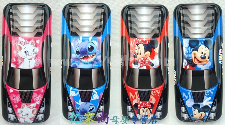 Disney New Arrival Car Shape Three Layered Pencil Cases