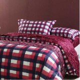 Wholesale - Mercury 4PCs Comfortable Pattern Stripe Warm Keeping Cotton Beddings