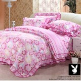 Wholesale - PLAYBOY 4 piece dream word Korean style bedding set