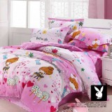 Wholesale - PLAYBOY 4 piece happy musical not bedding set