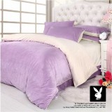 Wholesale - PLAYBOY 4 piece velvet bedding set